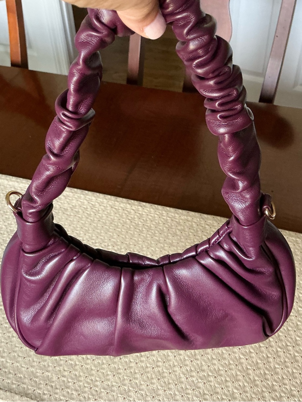 Urban Expressions Oliveta Scrunch Bag NWOT